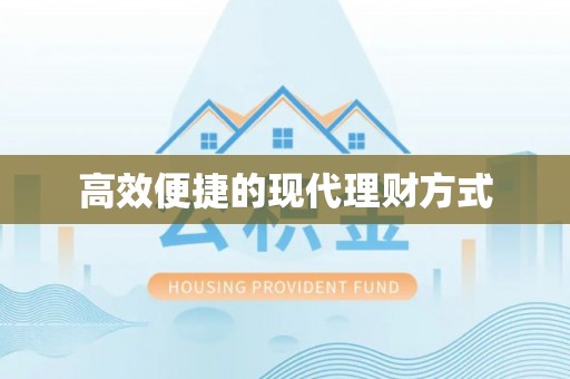 头城高效便捷的现代理财方式