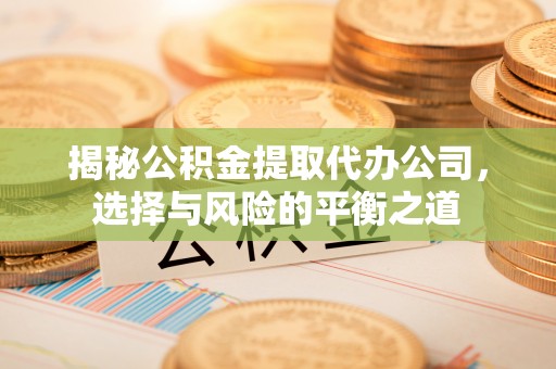 头城揭秘公积金提取代办公司，选择与风险的平衡之道
