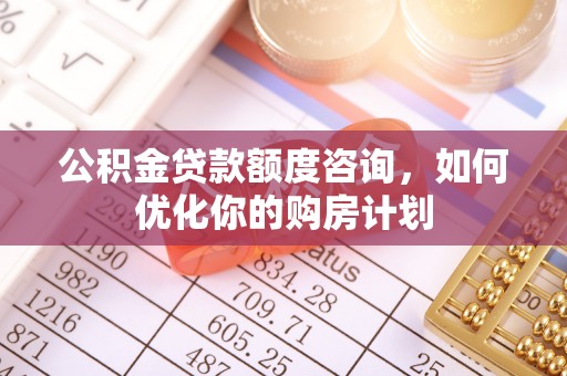 头城公积金贷款额度咨询，如何优化你的购房计划