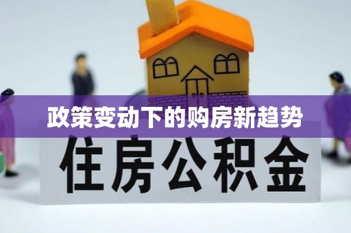 头城政策变动下的购房新趋势