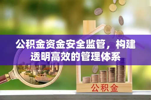 头城公积金资金安全监管，构建透明高效的管理体系
