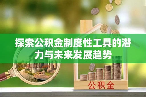 头城探索公积金制度性工具的潜力与未来发展趋势