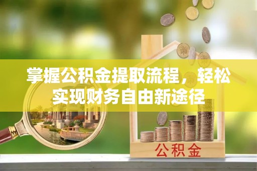 头城掌握公积金提取流程，轻松实现财务自由新途径