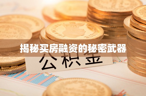 头城揭秘买房融资的秘密武器